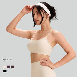 Celynia Seamless Bra With Thin Straps, High Impact Shockproof, Anti-Sagging & Back Beautifying Followed Stores